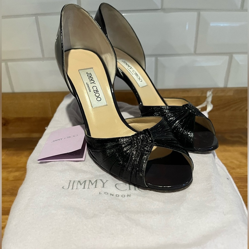 Deep Purple/Black Jimmy Choo sz39